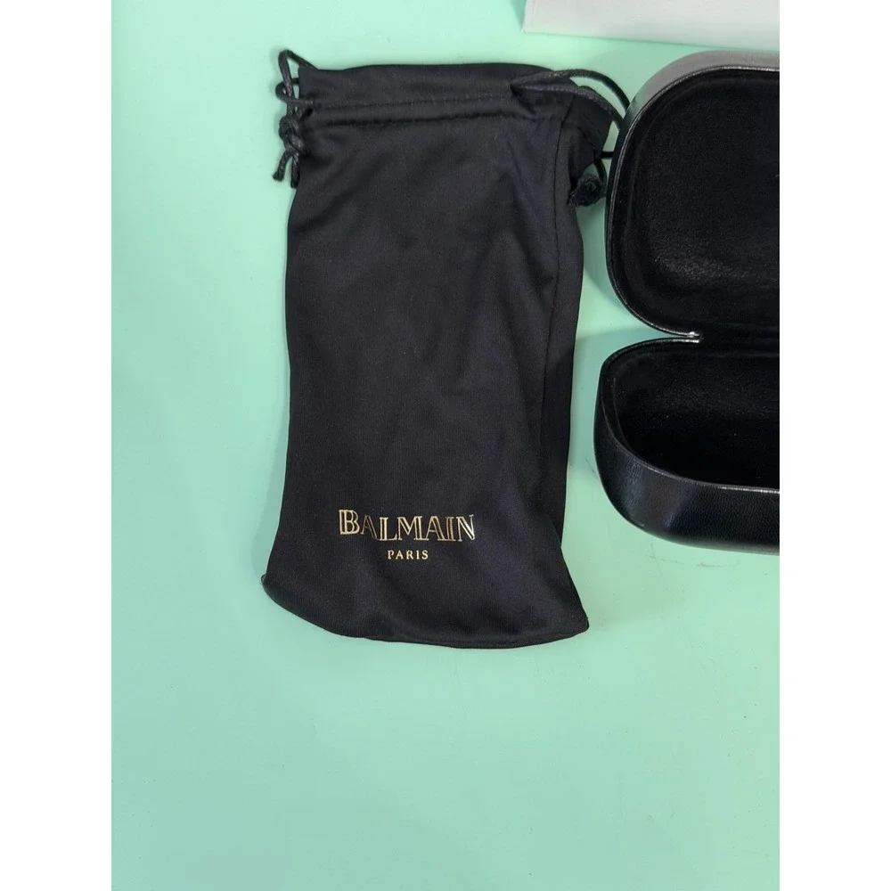 Balmain Paris Eyewear Case‎ & Pouch Set Hard Case Sunglasses Accessory